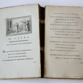 Fabelen, uitgegeven door E. Bekker Wed. A. Wolff en A. Deken. Den Haag, Isaac van Cleef, 1784.