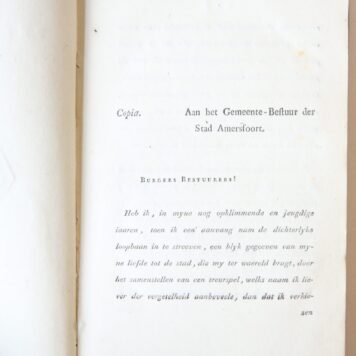 [Complete copy] Eemlandsch Tempe, of Clio op Puntenburgh, landgedicht. Amsterdam, P.J. Uylenbroek, 1803 [2 parts in 1 binding], [2] 12, 120 [4] 121-224, 12, 8 pp.
