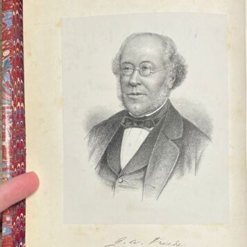 Biography, 1883, Vreede | Levensschets van G. W. Vreede, naar zijn eigen handschrift uitgegeven. Met portret. Leiden, E. J. Brill, 1883, 450 pp.