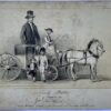 Portrait of (the carriage of) Charles Stratton, known as Gener