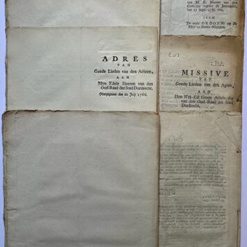 7 Printed publications Dordrecht 1786