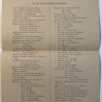 ORANJE-NASSAU, INHULDIGING WILHELMINA 1898.