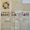 Gruijs, Polman, von Raders, von Grothaus. Hierbij: wapen van U.W. Polman heer van Snelgersma, Godlinse en Garreweer,