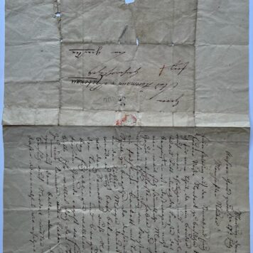 Brief in het Duits van Wilh. van der Hoop aan Hermann von Rabenau.