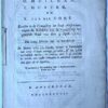 Printed document vroedschap Amsterdam 1787
