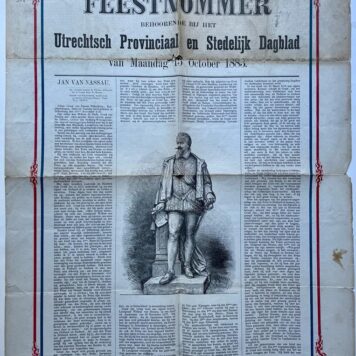 Feestnommer Utrechtsch Provinciaal en Stedelijk Dagblad 1883