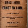 Charivari: humor en satire ernst en luim by Momus. Rare satirical book. 1854
