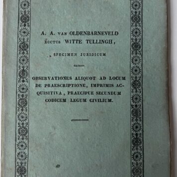dissertatie Oldenbarneveld
