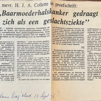 Medical dissertation 1976 Collette