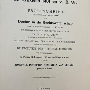 Dissertation legal 1893 H. Thomas