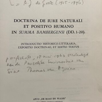 Dissertation De Groot 1970