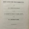 Dissertation 1859 Van der Velden Het geheim der brieven