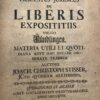 Dissertation legal 1718 Joachim Stisser