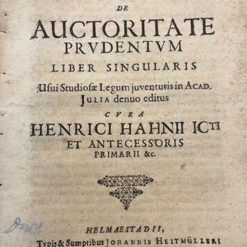 Dissertation legal Raevardus 1660