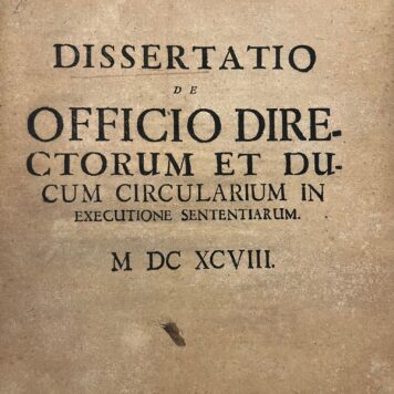 Dissertation legal 1698 Multz