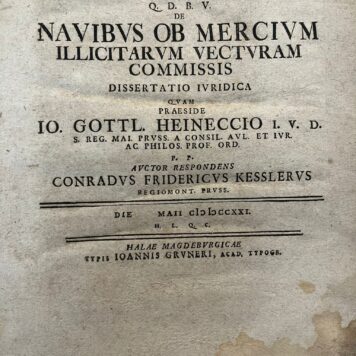 Dissertation legal 1721 Kessler