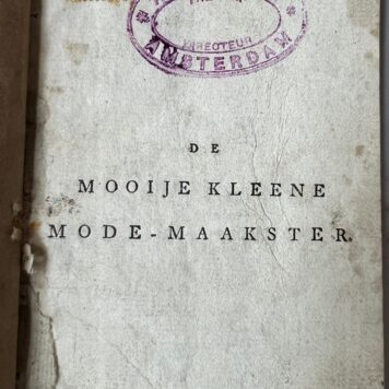 Theatre play 1804 | De mooije kleene mode-maakster