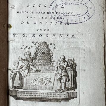Theatre play 1791 | De oude vryer blyspel.