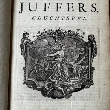 Theatre play 1753 | De belachchelyke hoofsche juffers. Kluchtspel.