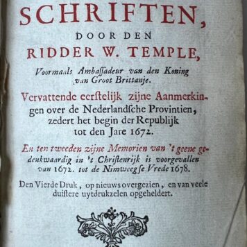 De historische gedenkschriften door den ridder William Temple