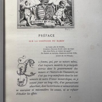 Special binding French literature Women 1880 | Anecdotes sur la comtesse Du Barry