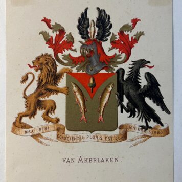 Van Akerlaken coat of arms familiewapen