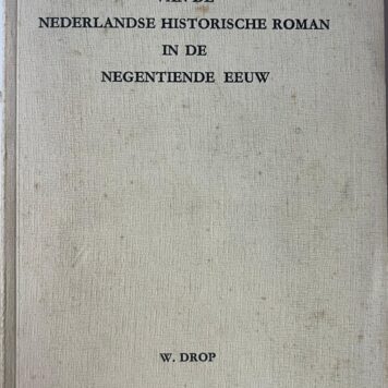 Verschijningsvormen van de Nederlandse historische roman Drop