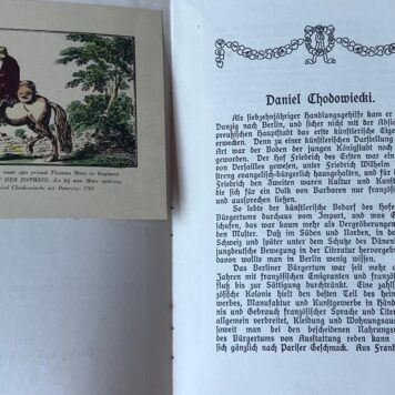 Aus den kupferstichen Daniel Chodowieckis