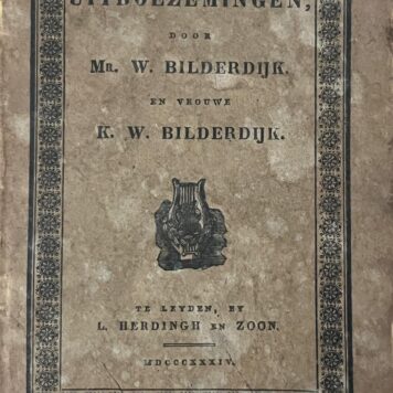Vaderlandsche uitboezemingen Katharina en Willem Bilderdijk 1834