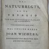 Joan Wichers Oorsprong natuurrecht en vrijheid van de staat 1770