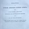 Rectoraatsoverdracht Groningen C.M. Francken. 1874
