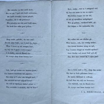 J.A. van Vollenhoven 1825 gelegenheidsgedicht