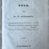 Uitzicht op mijn dood door Mr. W. Bilderdijk