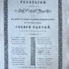 Feestlied Joseph Fastré 1841