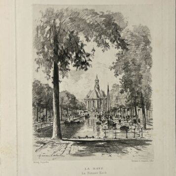 De nieuwe Kerk in Den Haag, La Haye Prent.
