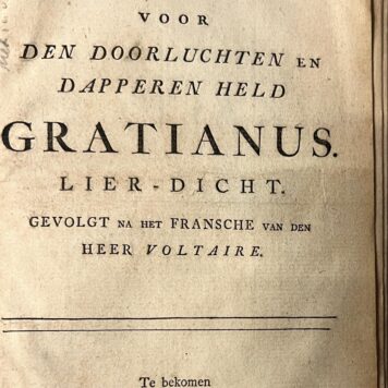 Treur-gordyn opgeschoven voor held Gratianus TJepke Gratama