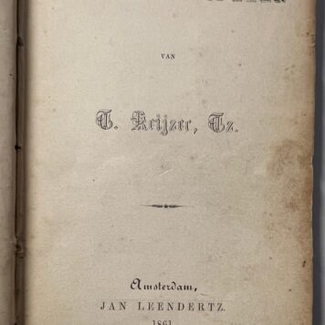 | Jongelings-ideeën. Keyzer Tz., T.