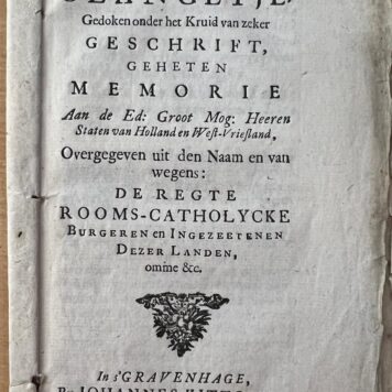 Het ontdekte slangetje Antonis Slicher 1727
