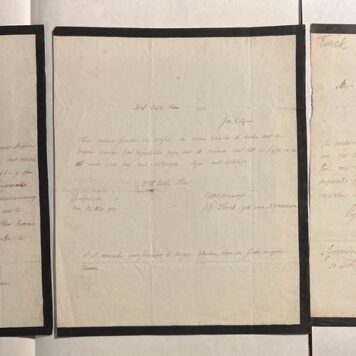 G.G. Torck van Roosendael, geb. van Nijvenheim, aan de heer Bijvanck,