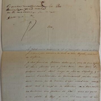 [Manuscript 1806 The Hague] Lodewijk Napoleon van Elisabeth Larremans