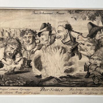 Das Johannes Feuer / Der Som[m]er published ca. 1750. Dwarf scene