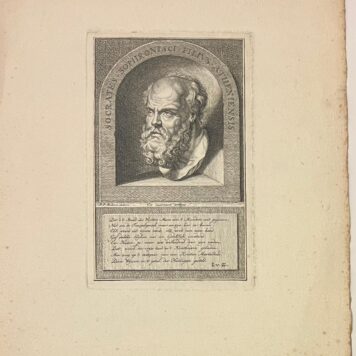 Portrait of the Greek philosopher Socrates