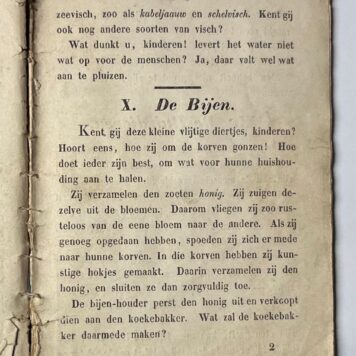 Schoolbook, 1857, Education | God Zorgt voor U. Leesboekje voor Jonge Kinderen. Dockum, A. Schaafsma, 1857, 46 pp.