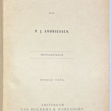 Literature, 1895, Children's Books | De Hollandsche Robinson Crusoë. Amsterdam, Van Holkema en Warendorf, 1895, tweede druk, 209+(2) pp.