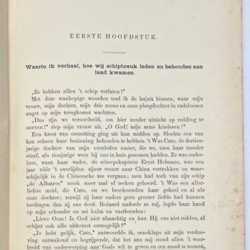 Literature, 1895, Children's Books | De Hollandsche Robinson Crusoë. Amsterdam, Van Holkema en Warendorf, 1895, tweede druk, 209+(2) pp.