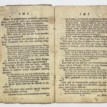 Schoolbook, 1813, Bible History | Kort Onderwijs in de Bijbelsche Geschiedenissen van het Nieuwe Verbond. Te Leeuwarden, bij J. W. Brouwer, 1813, 53 pp.