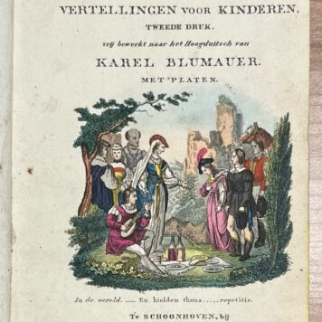 Rare children's book, ca. 1840, Education | De Kinderkring of Vertellingen voor Kinderen (...), tweede druk, Schoonhoven, S.E. van Nooten, [ca. 1840], 156 pp.