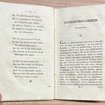 Schoolbook, 1829, Children's Education | Onderwijzende Lees-oefeningen, en Zangstukjes, voor acht- tot tienjarige kinderen. Zaandijk, J. Heijnis T.sz., 1829, 139 pp.