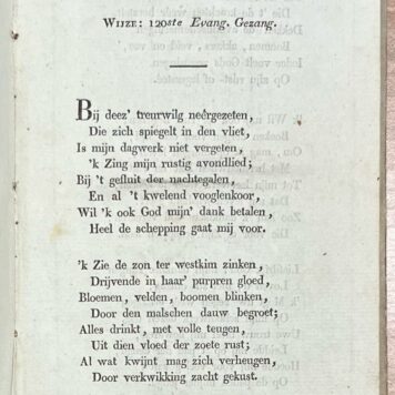 Schoolbook, 1829, Children's Education | Onderwijzende Lees-oefeningen, en Zangstukjes, voor acht- tot tienjarige kinderen. Zaandijk, J. Heijnis T.sz., 1829, 139 pp.