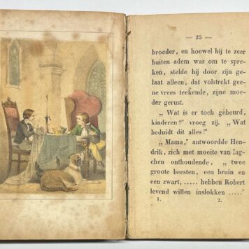 Children's Books [1851], Literature | De gevaarlijke togt met goeden uitslag bekroond. Middelburg, De Gebroeders Abrahams, [1851], 122 pp.